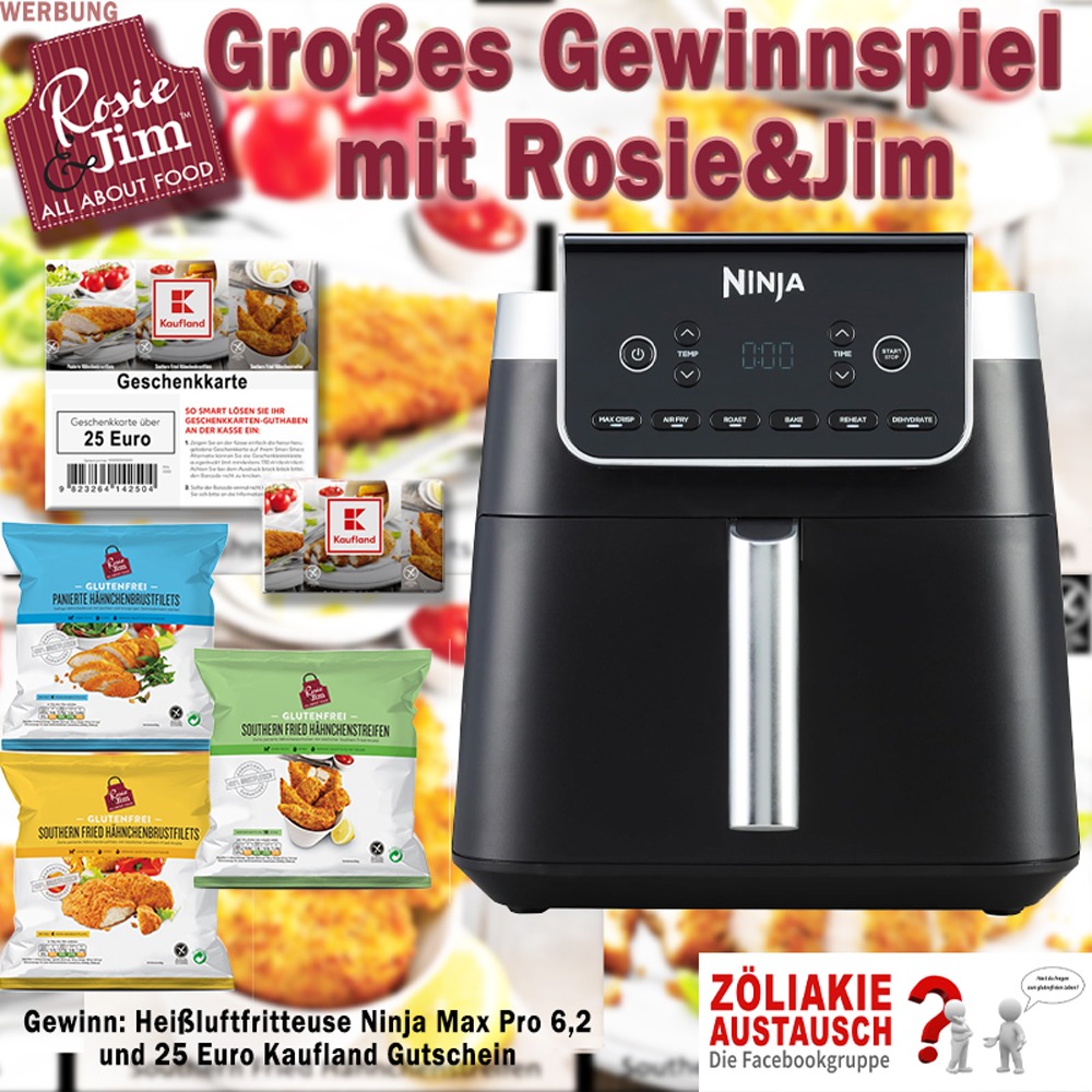 Gewinnspiel - Rosie & Jim - Glutenfreie Hähnchenprodukte