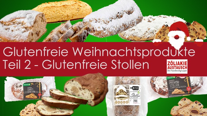 Glutenfreie Weihnachtsprodukte - Stollen